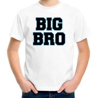 Big bro grote broer kado shirt voor jongens / kinderen wit kopen