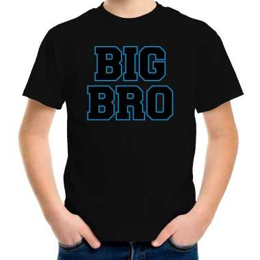 Big bro grote broerkado shirt voor jongens / kinderen zwart kopen