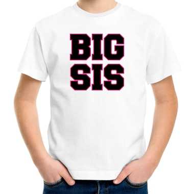 Big sis grote zus kado shirt voor meisjes / kinderen wit kopen