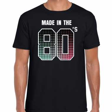 Feest shirt made in the 80s party t-shirt / outfit zwart voor heren kopen