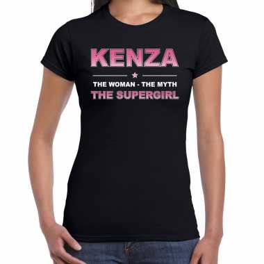 Naam kenza the women, the myth the supergirl shirt zwart cadeau shirt kopen