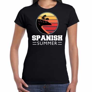 Spanish summer shirt beach party / strandfeest outfit / kleding zwart voor dames kopen