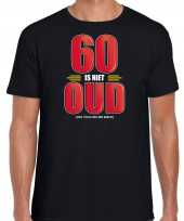 60 is niet oud verjaardag kado shirt zwart voor heren 60 jaar kopen