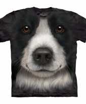 All over print t-shirt met border collie hond kopen 10090046