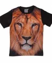 All over print t-shirt met leeuw voor kinderen kopen