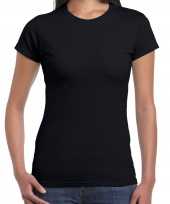 Bar team personeel horeca t-shirt zwart voor dames bedrukking aan achterkant kopen