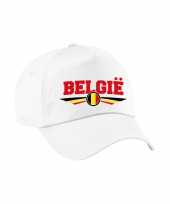 Belgie landen pet wit baseball cap voor kinderen kopen