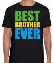 Best brother ever beste broer ooit fun verjaardag t-shirt zwart voor heren kopen