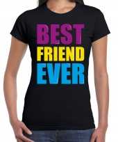 Best friend ever beste vriend ooit fun verjaardag t-shirt zwart voor dames kopen