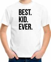 Best kid ever punt t-shirt wit voor kinderen verjaardag cadeau funshirt kopen