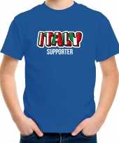 Blauw fan shirt kleding italy supporter ek wk voor kinderen kopen