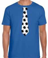Blauw fan shirt kleding voetbal stropdas ek wk voor heren kopen
