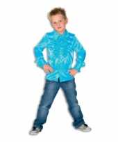 Blauwe hippie blouse jongens