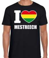 Carnaval i love mestreech maastricht t-shirt zwart voor heren kopen