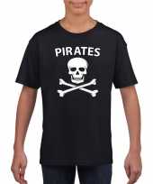 Carnaval piraten t-shirt zwart jongens en meisjes kopen