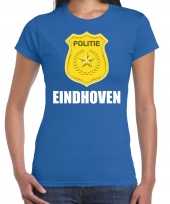 Carnaval shirt outfit eindhoven politie embleem blauw voor dames kopen