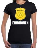 Carnaval shirt outfit eindhoven politie embleem zwart voor dames kopen