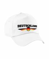 Duitsland deutschland landen pet baseball cap wit voor kinderen kopen