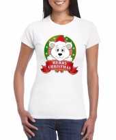 Fout kerstmis shirt met ijsbeer voor dames kopen