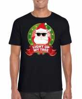 Foute kerst-shirt blowende kerstman voor heren kopen 10125368