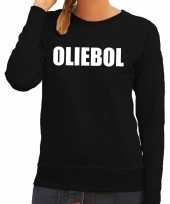 Foute oud en nieuw trui sweater oliebol zwart voor dames kopen