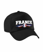 Frankrijk france landen pet baseball cap zwart voor kinderen kopen