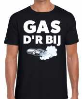 Gas der bij zwarte cross achterhoek t-shirt zwart voor heren kopen
