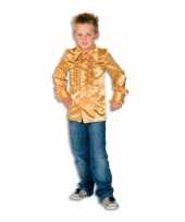 Gouden hippie blouse jongens