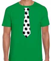 Groen fan shirt kleding stropdas ek wk voor heren kopen