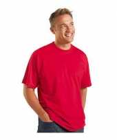 Grote maat heren t-shirts maat 4xl rood kopen