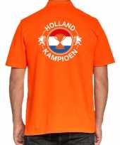 Grote maten oranje fan poloshirt kleding holland kampioen met beker ek wk voor heren kopen