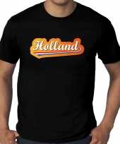 Grote maten zwart fan shirt kleding holland met nederlandse wimpel ek wk voor heren kopen
