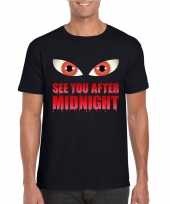 Halloween vampier shirt zwart heren see you after midnight kopen
