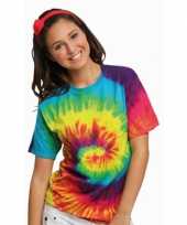 Hippie t-shirt rainbow kopen