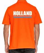 Holland polo t-shirt oranje kingsday voor heren kopen