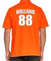 Holland shirt met rugnummer 88 nederland fan poloshirt outfit voor heren kopen