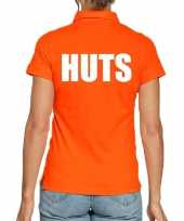 Koningsdag polo t-shirt oranje huts voor dames kopen
