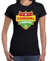 Limburg verkleedshirt voor carnaval zwart dames kopen