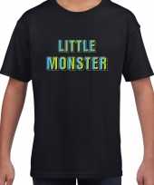 Little monster fun t-shirt zwart voor kids kopen