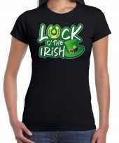 Luck of the irish feest-shirt outfit zwart voor dames st patricksday kopen
