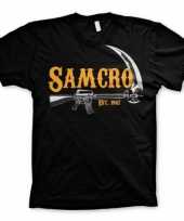 Merchandise samcro t-shirt heren zwart