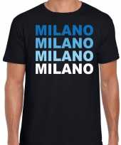 Milano milaan steden shirt zwart voor heren kopen