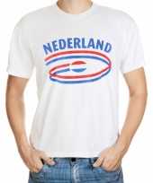 Nederland t-shirt met vlaggen print kopen