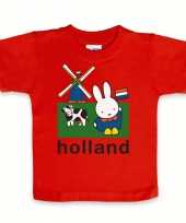 Nijntje baby t-shirt rood kopen
