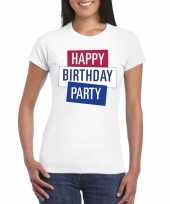 Officieel toppers in concert happy birthday party 2019 t-shirt wit dames kopen