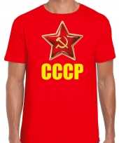 Rode sovjet unie communistische verkleed shirt voor heren kopen