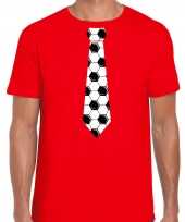 Rood fan shirt kleding voetbal stropdas ek wk voor heren kopen