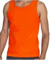 Sols tanktop mouwloos t-shirt singlet oranje supporter koningsdag voor heren kopen