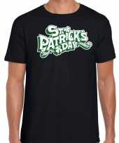 St patrick s day t-shirt zwart heren kopen