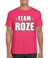 Team roze shirt heren voor sportdag kopen